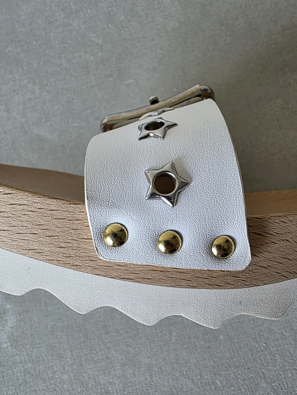 Stella McCartney Elyse Alter Sporty Mat White Platform Slides EU 37 Italy
